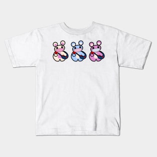 Three Chibis: Spread Lubba Not Germs Kids T-Shirt